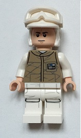 LEGO Minifigure -- Hoth Rebel Trooper Dark Tan Uniform 1 (75098)-Star Wars / Star Wars Episode 4/5/6 -- SW0735 -- Creative Brick Builders